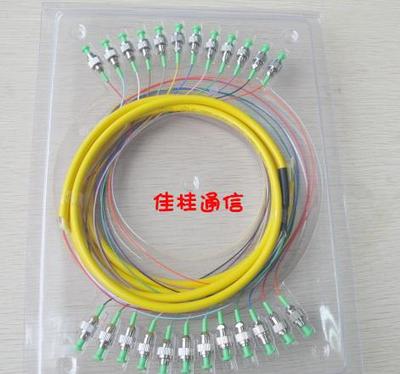 佳桂通信 浙江省平安工程專用ST12芯1.5米單模束狀尾纖工廠詳情